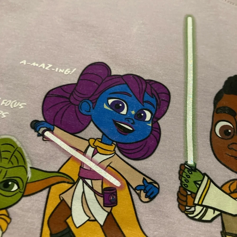 Star Wars- Young Jedi Adventures purple tee shirt